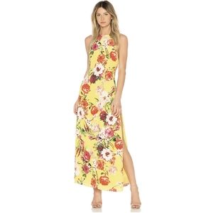 Privacy Please Beldon yellow maxi dress Size Small